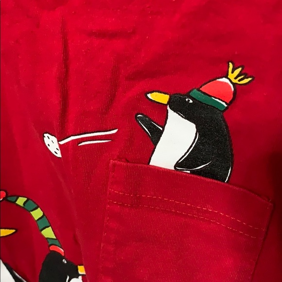 Mulberry bush Penguin Red Long Sleeve shirt. - Picture 4 of 6